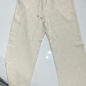 Perry Ellis Light Beige Drawstring Chinos